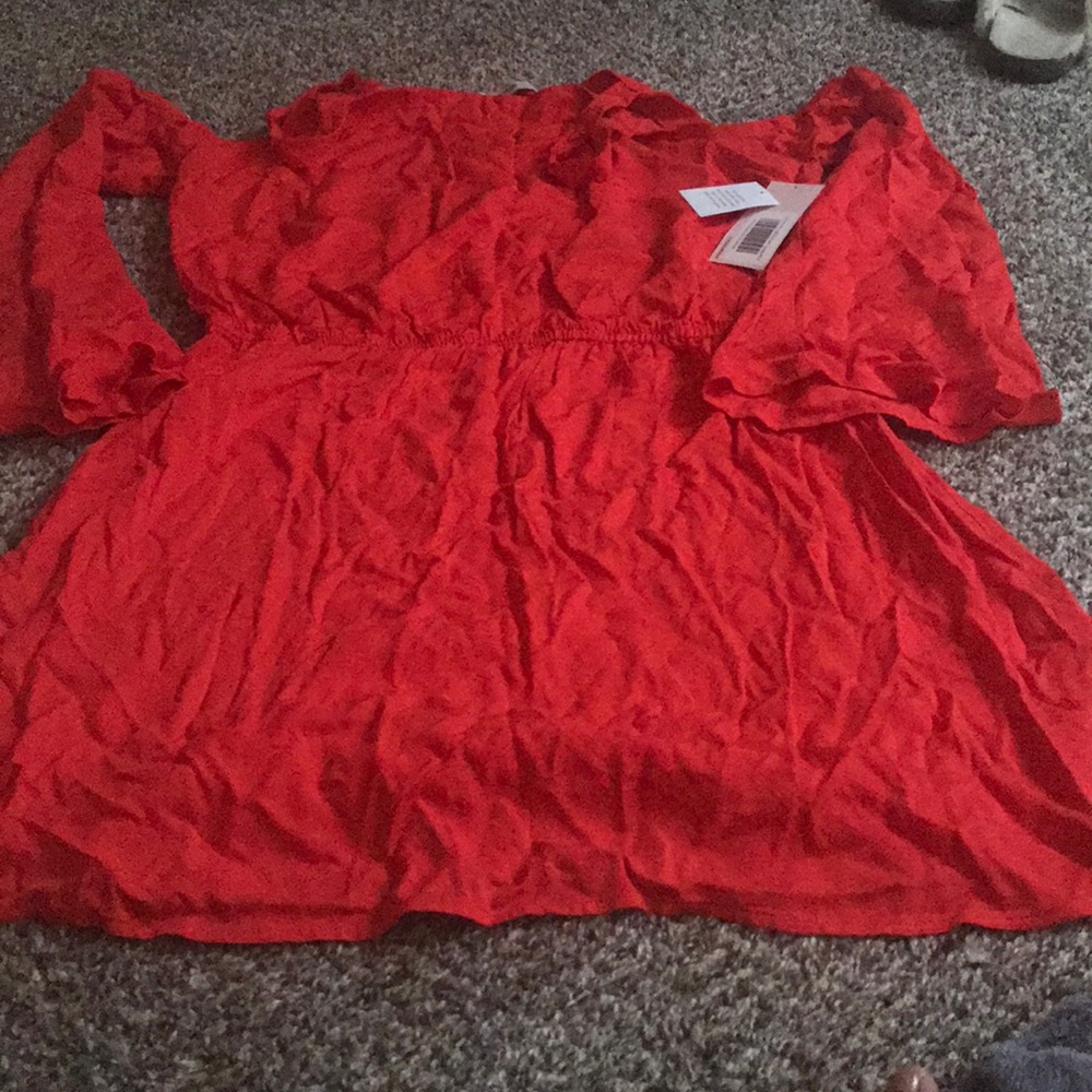 A red classy versatile dress/top
